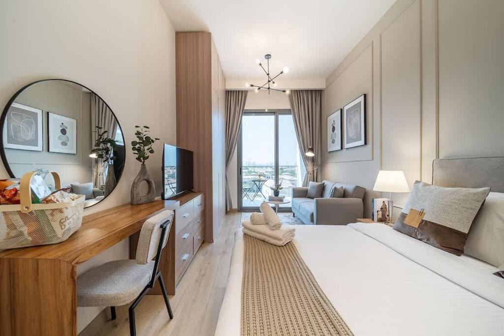 Jumeirah Village Triangle Apartment | Airstay - Stylish Studio - JVT - Community Views - Monthly Offer Available