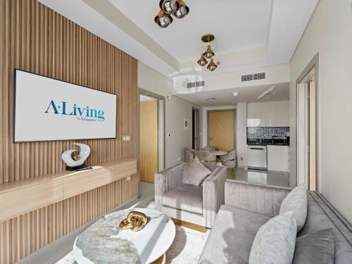 Sheikh Zayed Road Apartment | ALiving Cozy & Chic 2BR Apartment I Aykon City, Business Bay- 5907