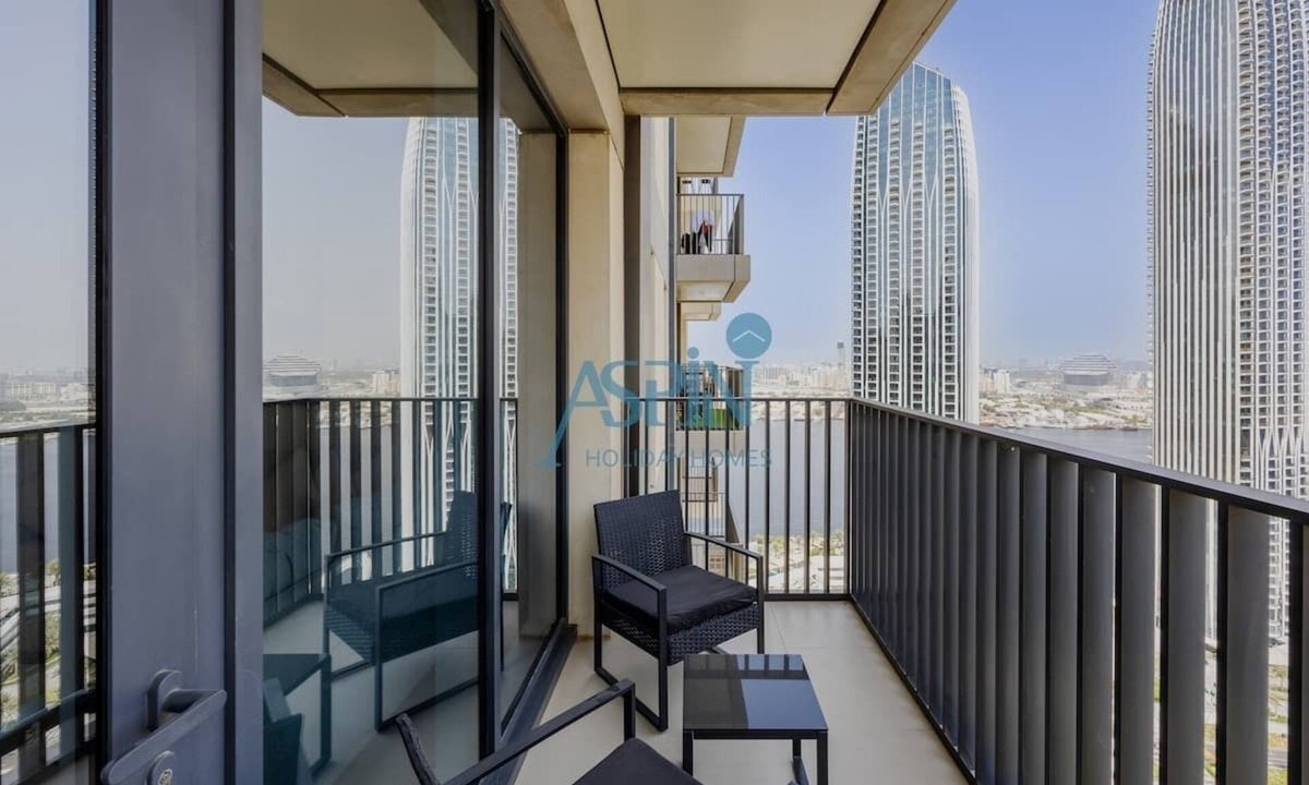 Jadaf Apartment | Aspin 1BHK Waterfront View - Creek Horizon
