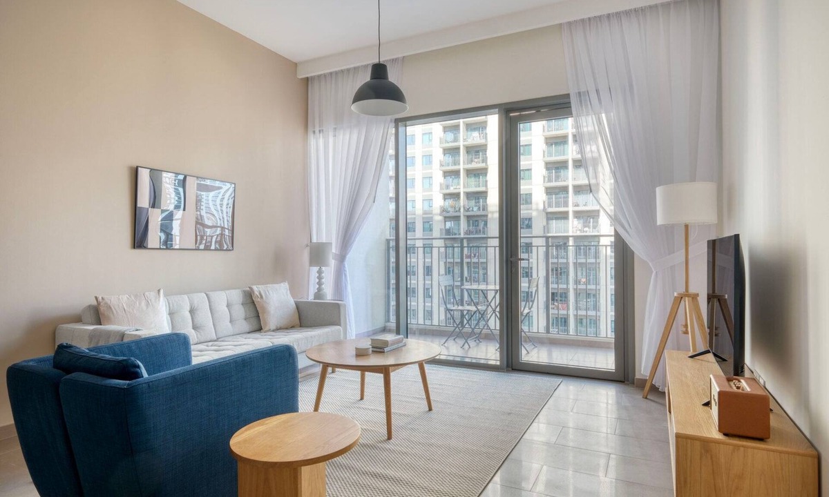 Dubai Apartment | Blueground | Dubai Hills Estate, pool, nr park