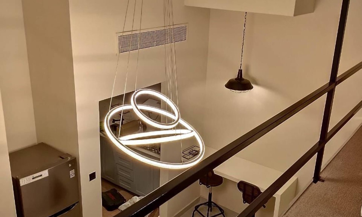 Dubai Apartment | Chic 1-bedroom apartment in pleasant Hartland Waves with AC, fitness room, WiFi
