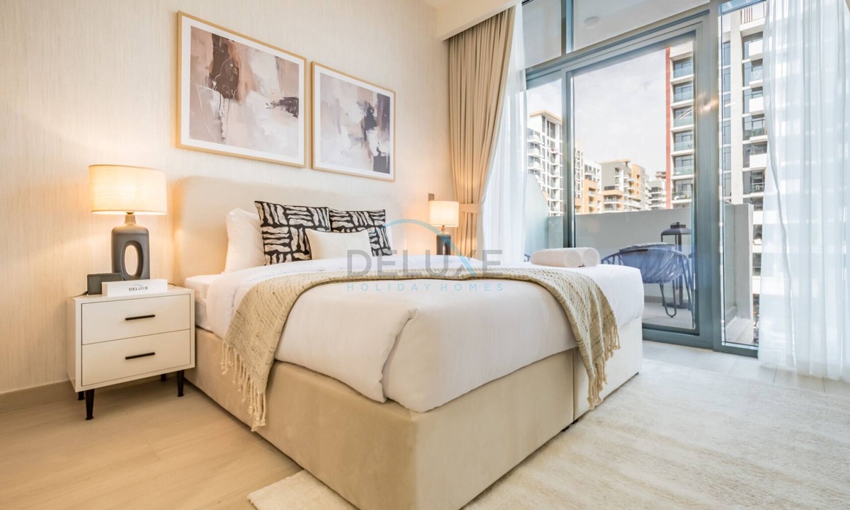Dubai Apartment | Community View Studio with Balcony, Azizi Riviera 24
