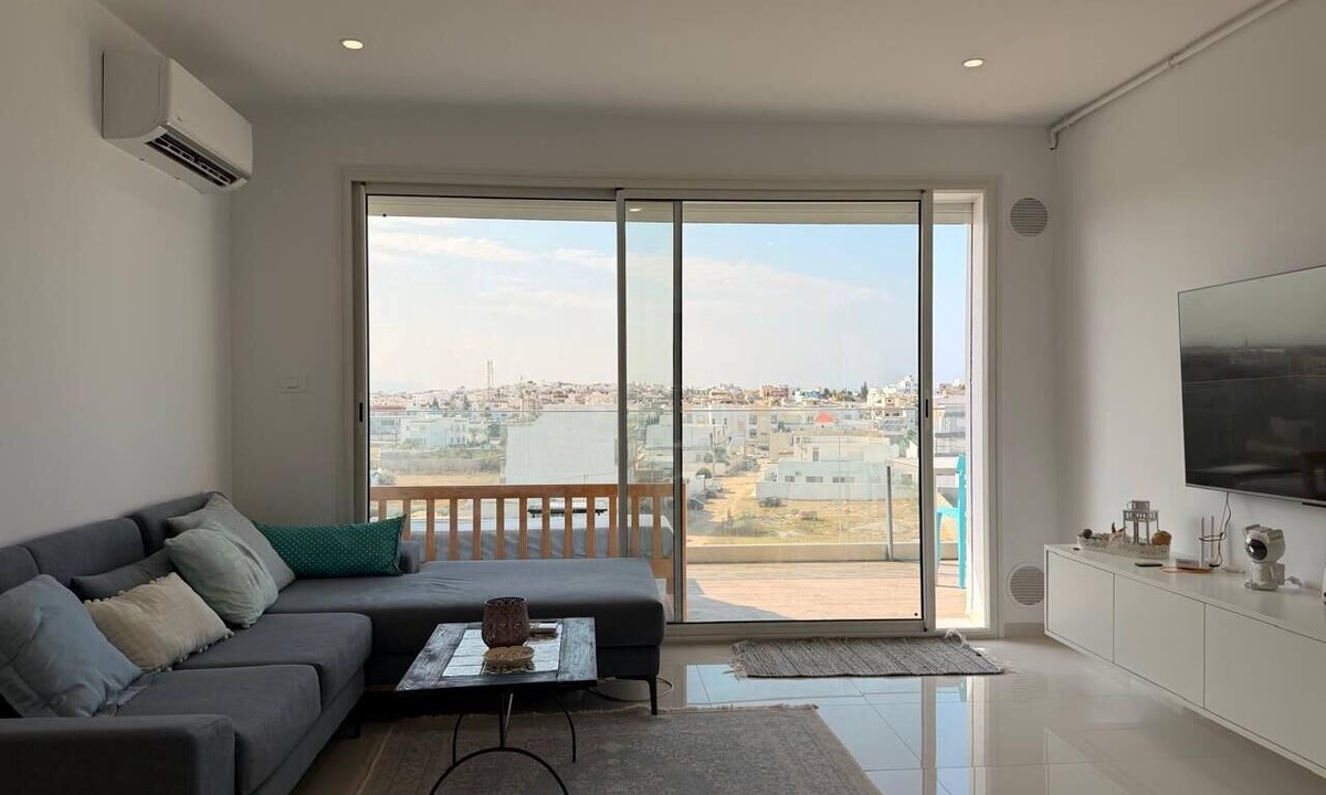 Hergla Apartment | Cozy 1-bedroom apartment in delightful Hergla with AC, sea view, private parking