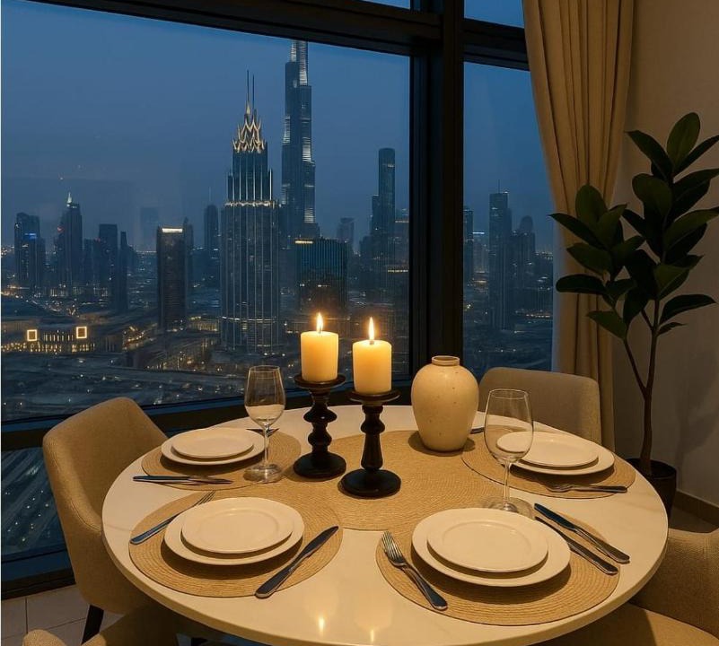 DIFC Apartment | DIFC Index Tower Burj Khalifa View 1BR
