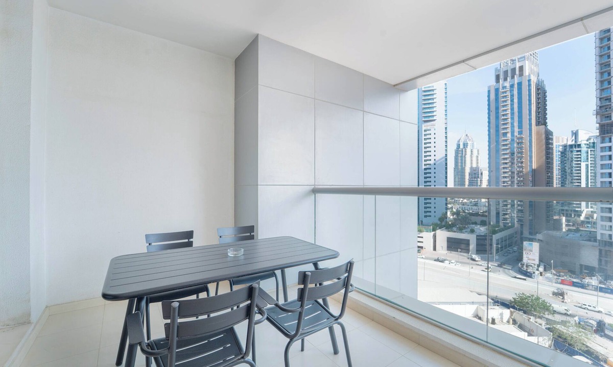 Jumeirah Apartment | Dubai Marina View Lit Apartment SkyView Tower
