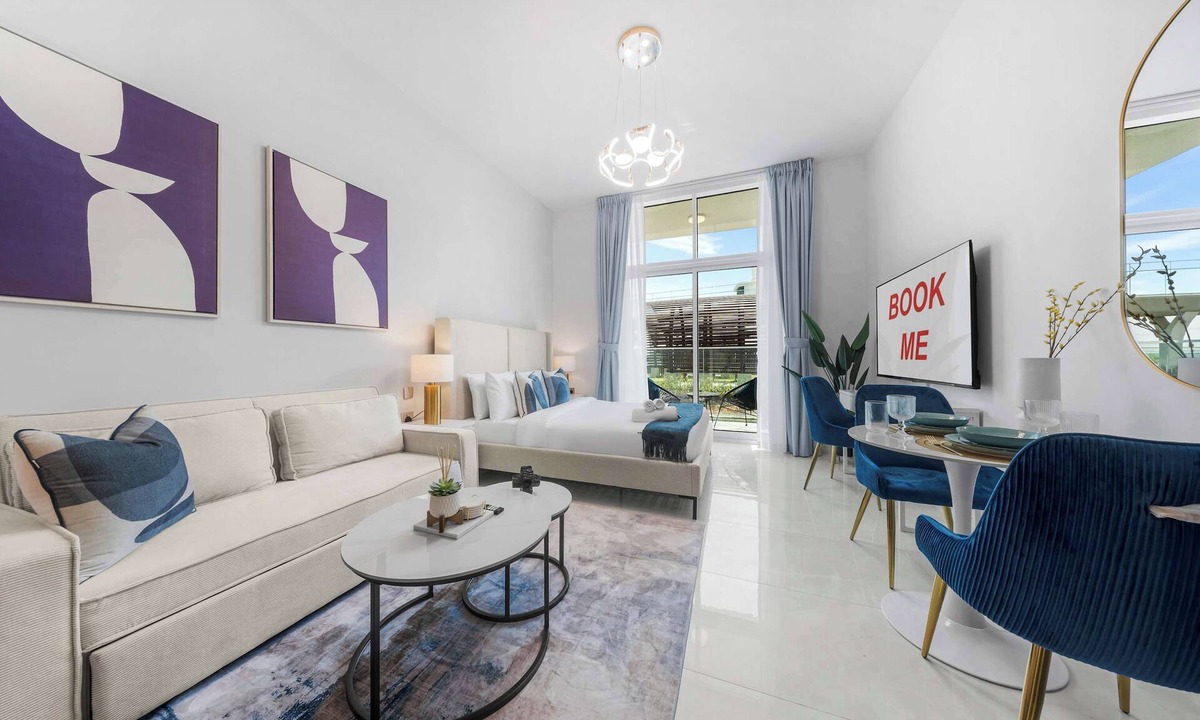 Al Barsha Apartment | Free housekeeping visits during your stay - StayShort - Modern New Studio in Arjan that Sleeps 3!