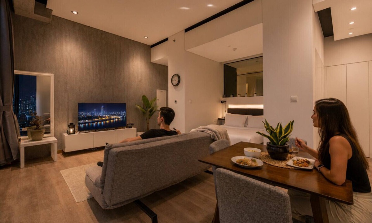 Dubai Apartment | HAVN - Studio in KOA Canvas, Access to Nasab Dubai