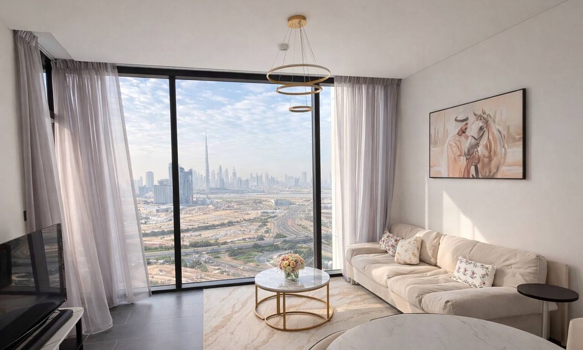 Dubai Apartment | Luxury 1BR at The Crest-Sobha with Dubai Skyline Views & Personalized Hosting