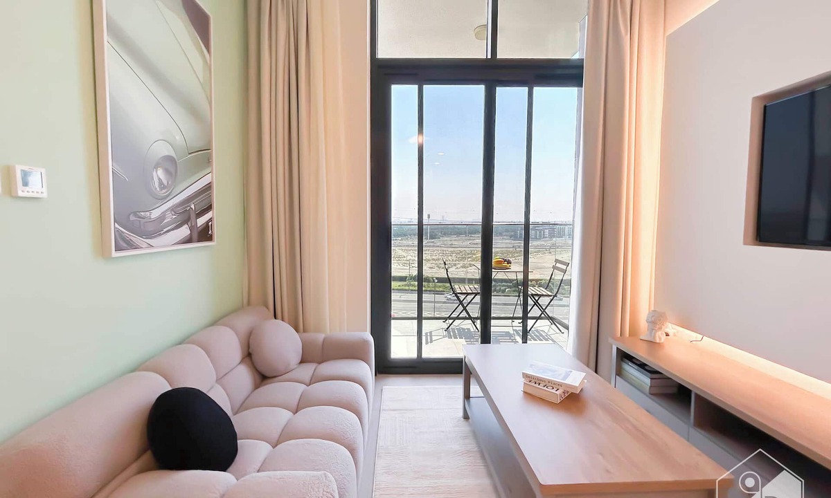 Nad Al Sheba Apartment | Luxury 1BR with Balcony in Azizi Riviera