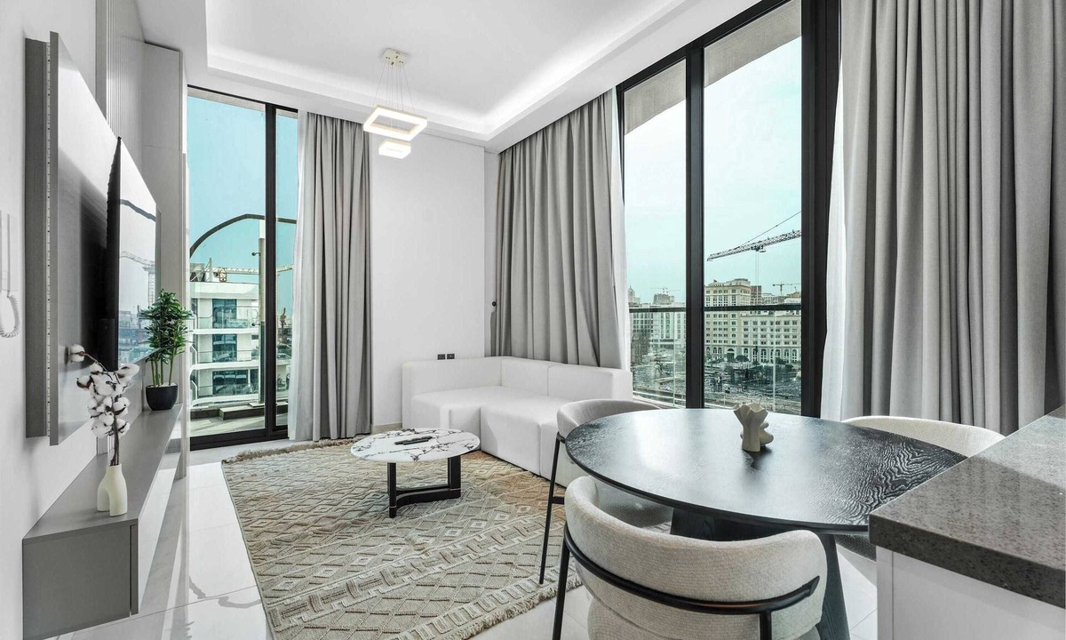 Al Barsha Apartment | Luxury 1BR with Private Pool & Balcony