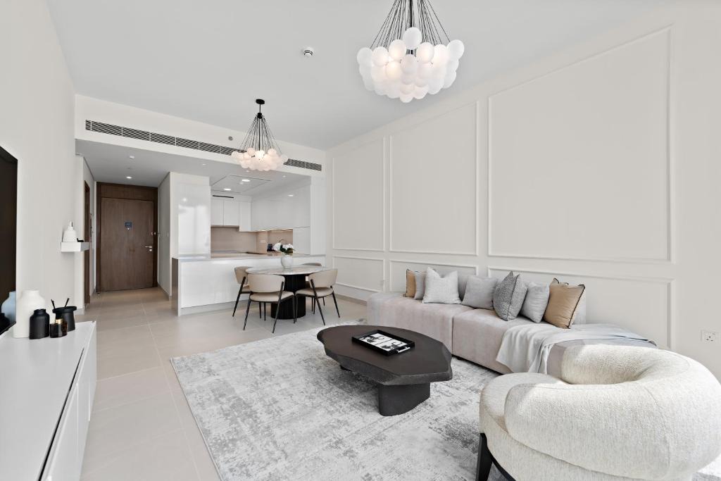 Al Safa Apartment | Parkside 2BR plus Maid Canal Front