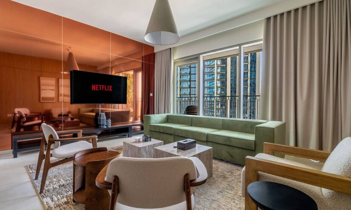 Bur Dubai Apartment | Prime Location Full Burj View 2 min to Dubai Mall
