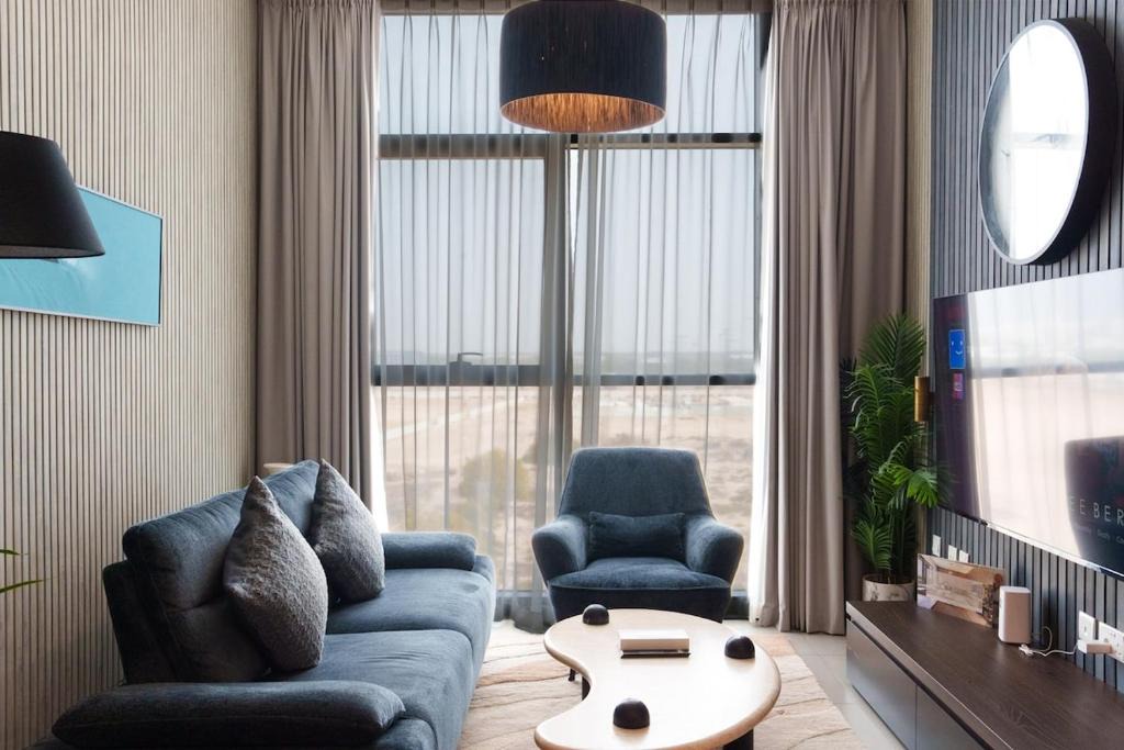Sharjah Apartment | Soft Stone Suite 1BR Designer Stay CB2-7-RA1-508-1br