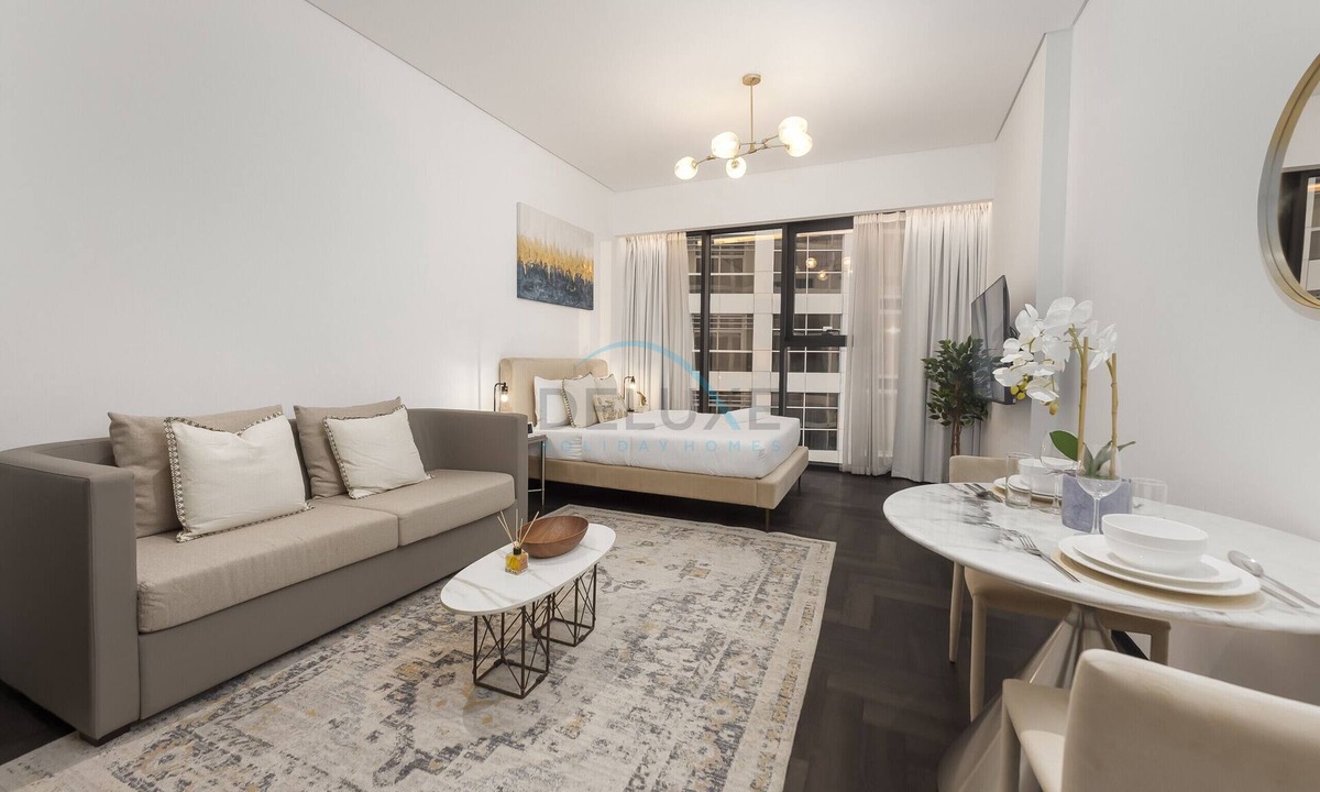 Jadaf Apartment | Studio Just Minutes’ Drive to Downtown, Close to Zabeel Stadium