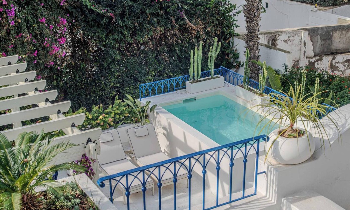 Sidi Bou Said Villa | Les Bleus d'Amen | Heated Pool Blue Villa