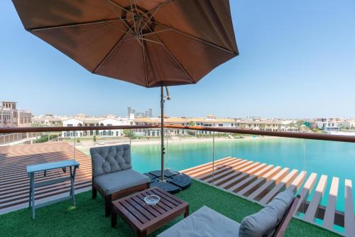 Palm Jumeirah House | Unified Vacation Homes-Deluxe Sea View Studio-Balcony-Parking-20