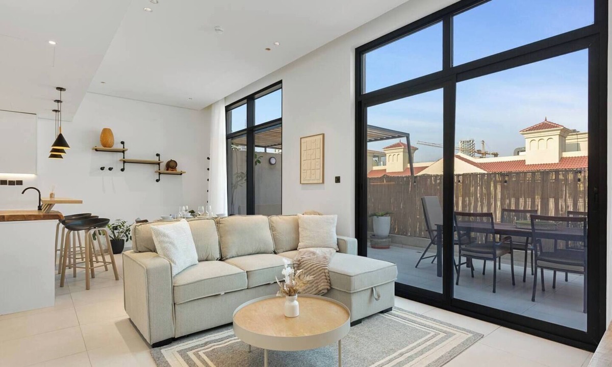 Jumeirah Village Circle Apartment | Urban Chic 1 Bedroom w/big Balcony Kitchen in JVC
