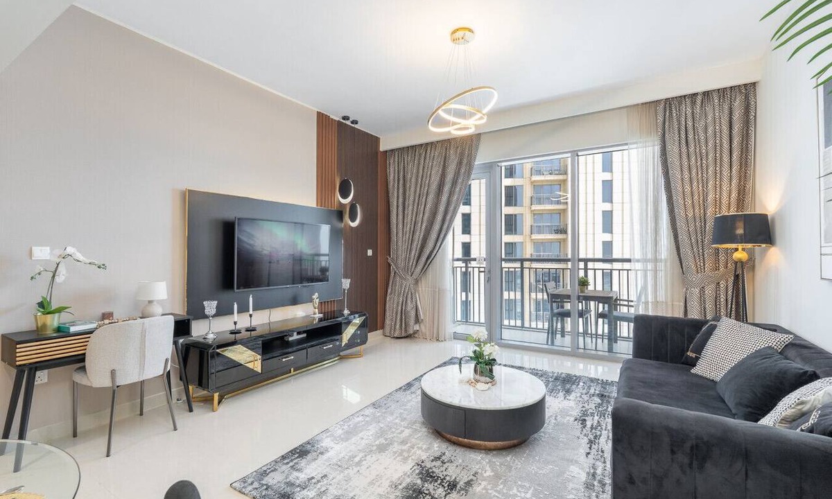 Dubai Apartment | Vogue Sky-High 1BR Retreat Harbour Views T1