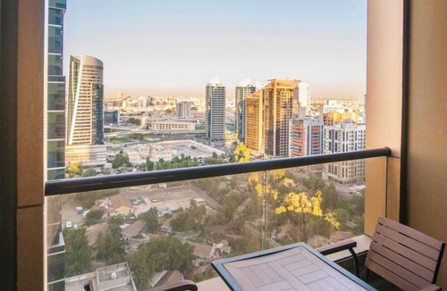 Barsha Heights Hotel | 1BR City Apt | Mercure BH | Metro Facing, Pool + Gym | 2 Units