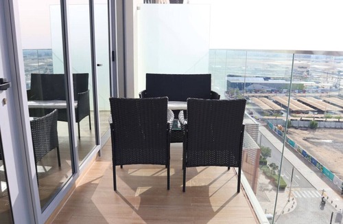 Masdar City Apartment | 1BR Masdar Getaway | Poolside Living w/Parking