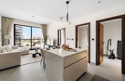 Al Satwa Apartment | 1BR with Huge Balcony Near Burj Al Arab