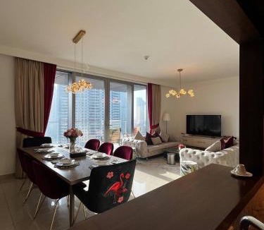 Downtown Dubai Apartment | Burj Khalifa view, 3 Bedroom Apartment in Boulevard Point, Connected to Dubai Mall