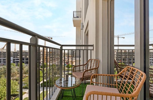 Dubai Apartment | Caabi I Town Square Suite Luxury 2BR Near Qudra Lake
