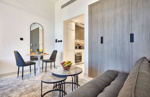 Al Barsha Apartment | Chic Studio | Pool View Balcony | Avelon Arjan