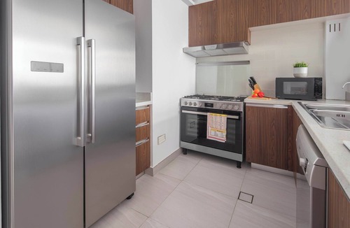 Dubai Apartment | Elegant 1BR with Partial Burj Views in Za'abeel