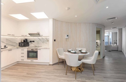 Bur Dubai Apartment | Free housekeeping visits during your stay - StayShort - Stylish Studio at DIFC Sky Gardens Sleeps 4
