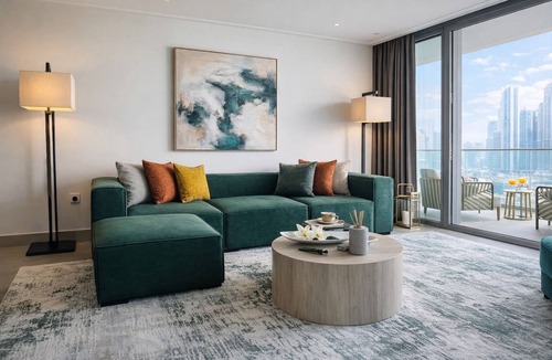 Downtown Dubai Apartment | FRONT ROW LUxX! OPEN VIEW Burj+Fountain Show/4bed