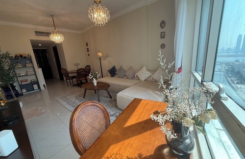 Al Majaz Apartment | Full Sea view SemiParisian Style in a vibrant area