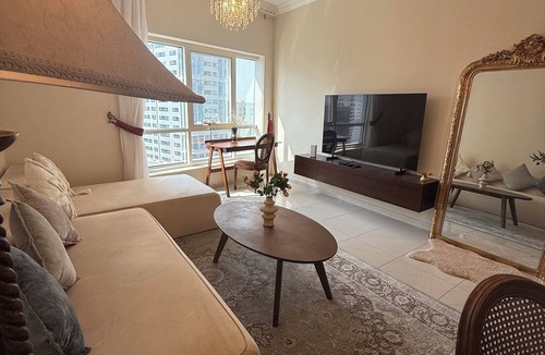 Al Majaz Apartment | Full Sea view SemiParisian Style in a vibrant area