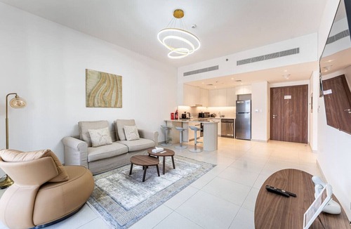 Umm Suqeim 3 Apartment | HAVN - 1Bed in Madinat Jumeirah, Burj Al Arab view