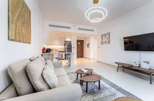 Umm Suqeim 3 Apartment | HAVN - 1Bed in Madinat Jumeirah, Burj Al Arab view