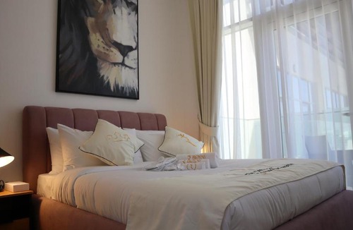 Masdar City Apartment | Luxe 1BR Haven - Calm Modern Escape