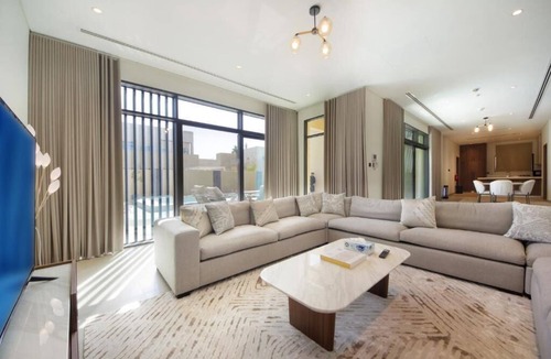 Al Samha Villa | Luxury 4BR + maid's with private pool and near Beach