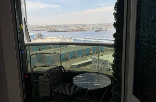 Ajman Apartment | Luxury Al Khor Waterfront Retreat Designer 1BR in Orient Towers Panoramic Views