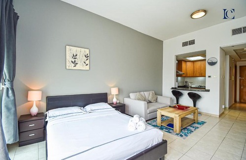Discovery Gardens Apartment | Luxury Escapes - Tranquil Studio Near Furjan Metro - Relaxing Holiday Retreat