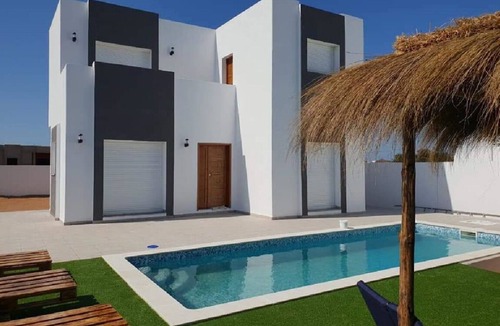 Aghir Villa | Luxury villa with private pool not overlooked and view of the panoramic beach