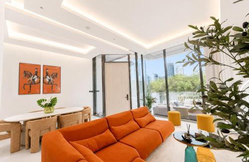 Jumeirah Village Circle Villa | LUXX Live the Dubai Dream! Brand-New Designer Villa with Pools, Padel, Lift, Services