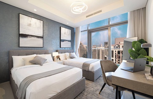 Downtown Dubai Apartment | Paramount Midtown I 2BR Apartment Burj Khalifa View & Infinity Pool l Downtown