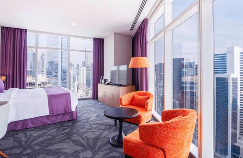 Downtown Dubai Hotel | Park Regis BB | Deluxe City View | Dubai Canal Promenade Nearby, Pool + Spa
