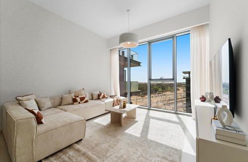 Al Safa Apartment | Partial Canal View 2BR plus Maid close to Safa Park