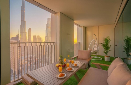 Za'abeel 2 Apartment | Peaceful Dunes 1 - Burj Khalifa & Dubai Mall