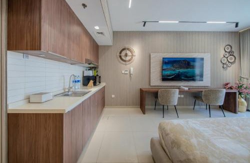 Sharjah Apartment | Poolview Studio Apartment in Zuhour Uptown AlZahia