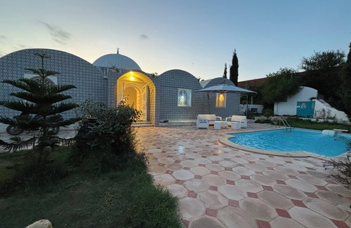 Tantana House | Private villa pool & terrace - ideal for families - near beaches(30m) Sousse