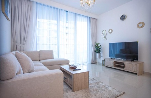 Mina Al Arab Apartment | Serene Chic 1BR in Bay Residences Central 1