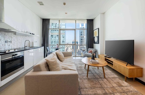 DIFC Apartment | Sophisticated City Studio | Heart of DIFC, Liberty House