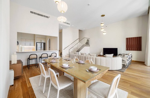 Dubai Apartment | Spacious 4-Bedroom Loft Duplex Apartment with Balcony, Terrace & Maid’s Room | Creekside, Dubai Creek Harbour